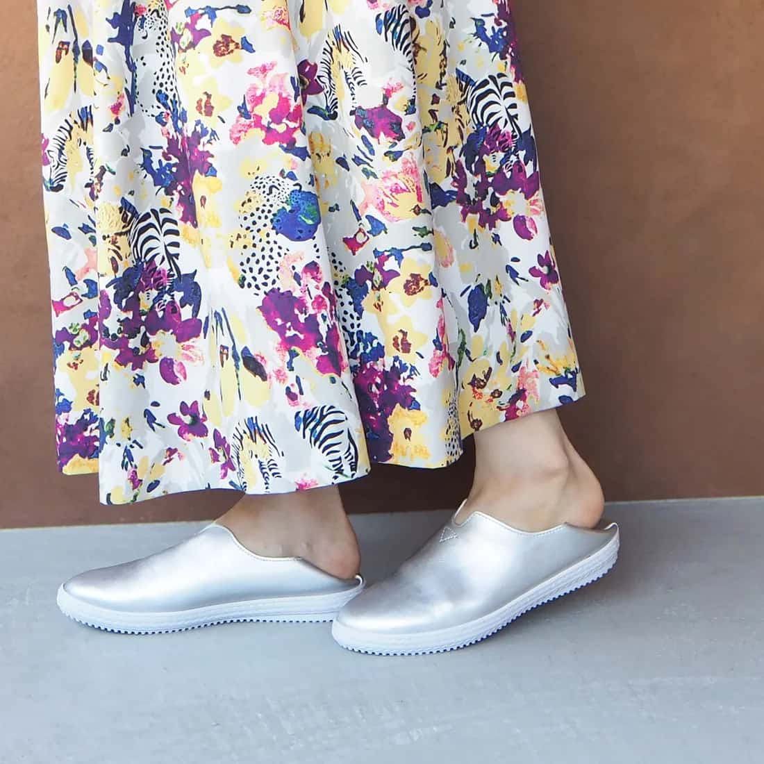 【魔法の靴】ソフトバブーシュ(シルバー)