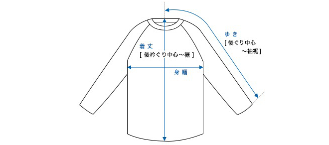 ラグランスリーブ