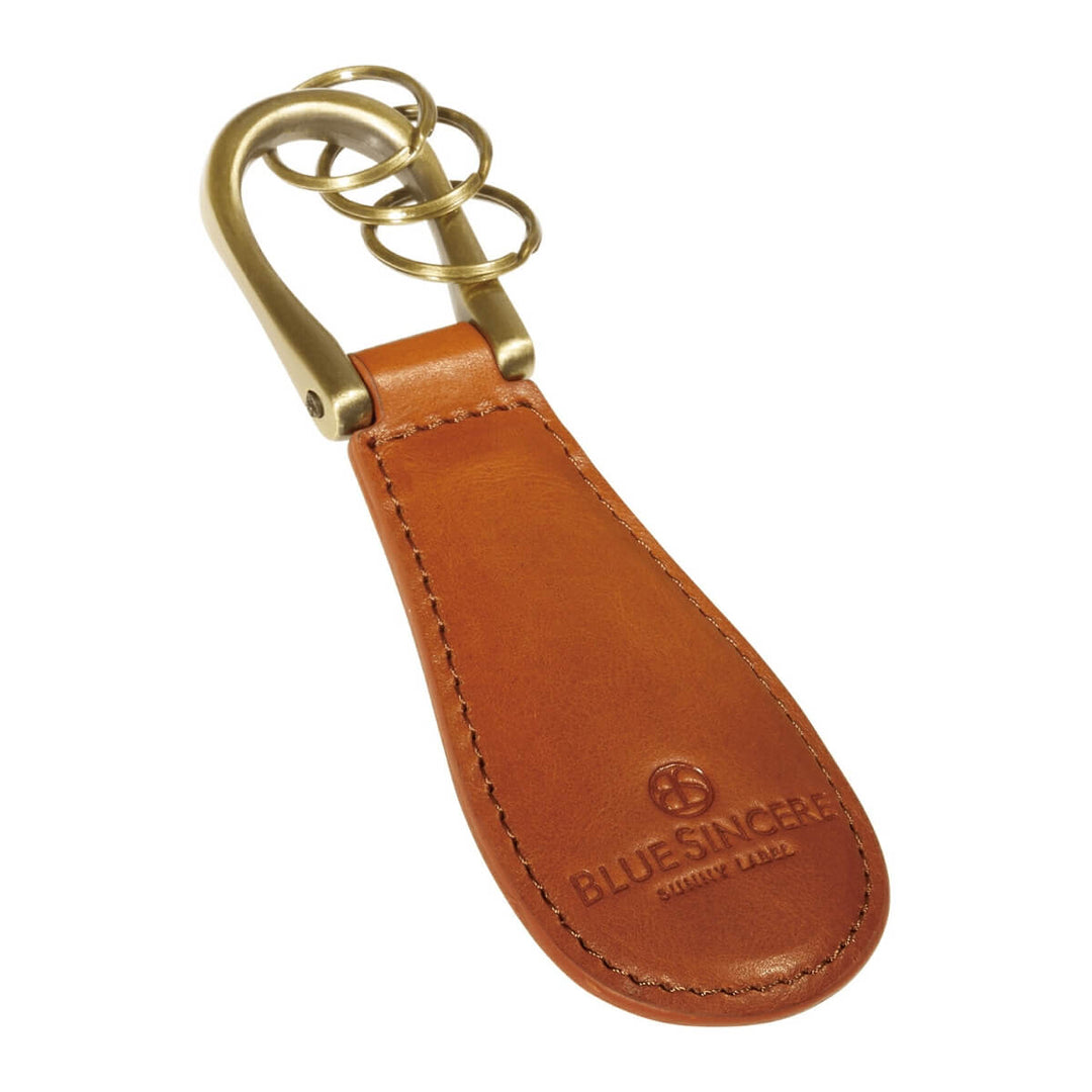 【革職人監修】イタリアンレザー靴べら 本革シューホーン KTB1 CAMEL