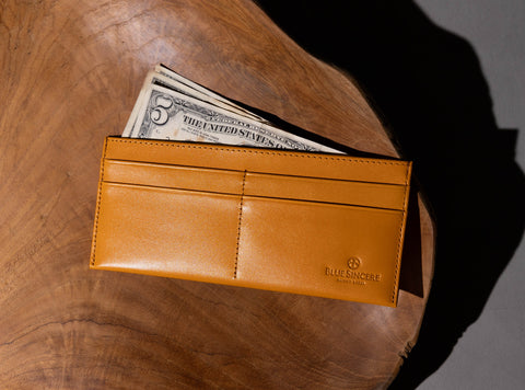 カードもお札もこれ一つ！薄さ0.7cmイタリアンレザー超薄型スマート財布/ILW5