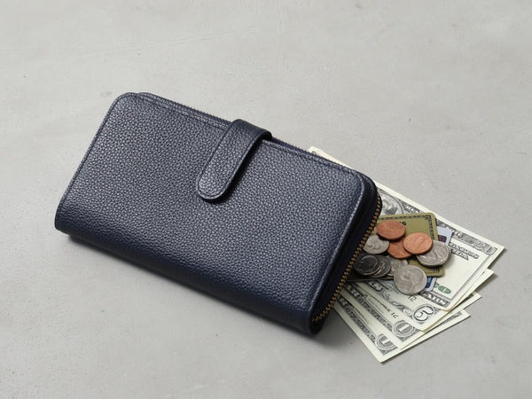 家計管理もビジネスもこれ一つ｜おしゃれな仕分け上手が選ぶ「本革大容量長財布/SW7」