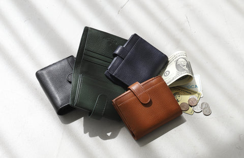 手のひらサイズで抜群の収納力！カードもお札もこれ一つ|本革大容量ミニ財布/HW5