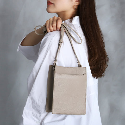 スマホポーチ 本革ミニショルダーバッグ / MP1