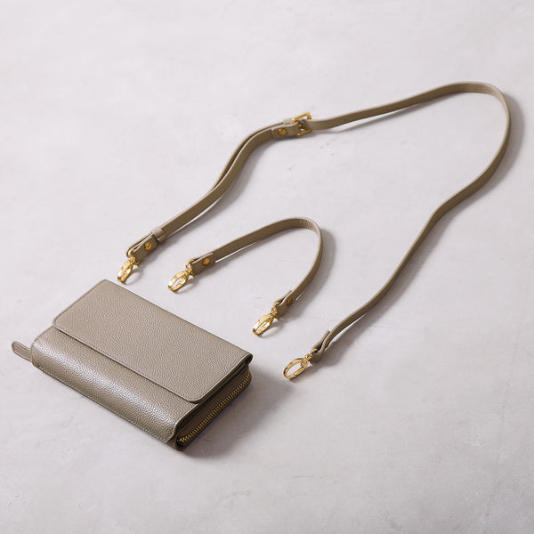 きちんと見えてラフに使える｜大人のためのレザーバッグ「本革3way横型ショルダーバッグ/MP2」