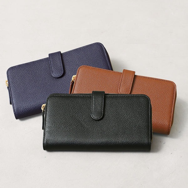 家計管理もビジネスもこれ一つ｜おしゃれで仕分け上手が選ぶ「本革大容量長財布/SW7」