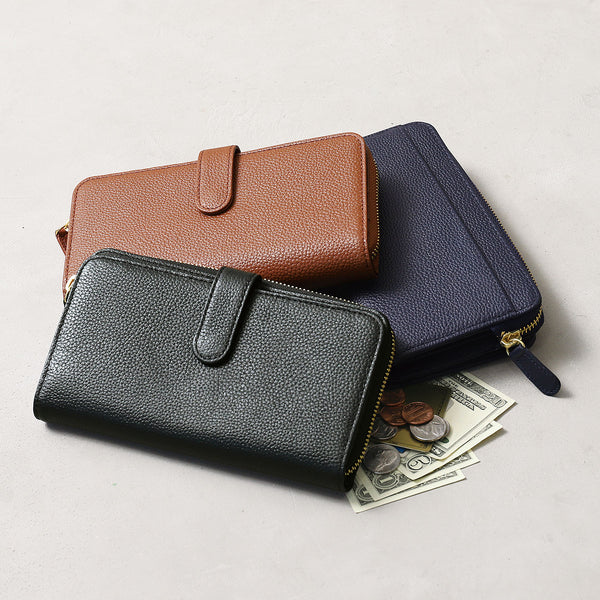 本革 通帳も入る 大容量 長財布 / Ark - アーク - / SW7