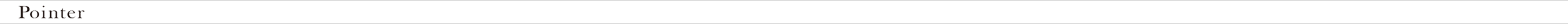 pointer
