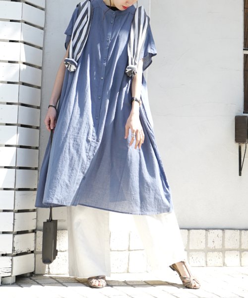 イーザッカマニアストアーズ シャツワンピースのおすすめコーディネート