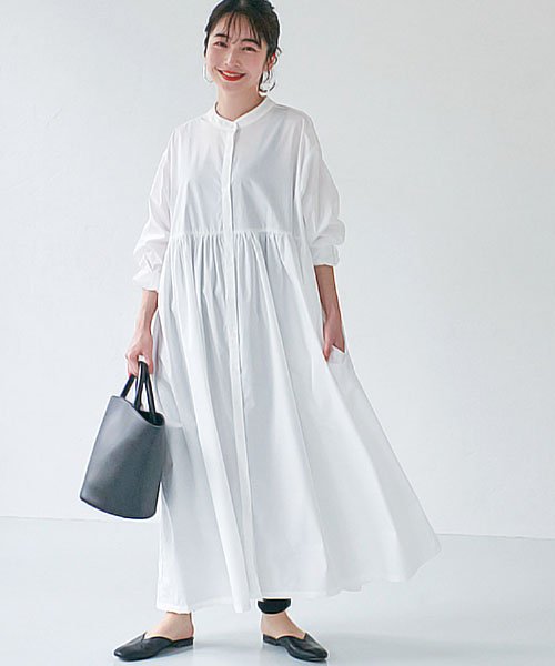 コカ シャツワンピースのおすすめコーディネート