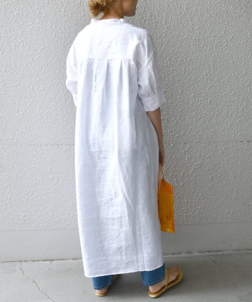 シップス シャツワンピースのおすすめコーディネート