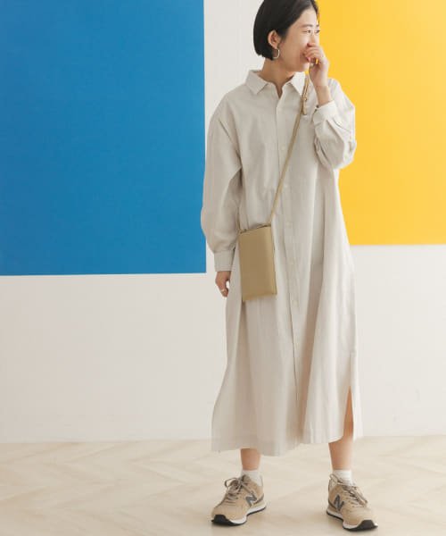 アーバンリサーチドアーズ シャツワンピースのおすすめコーディネート