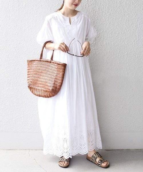 シップス シャツワンピースのおすすめコーディネート