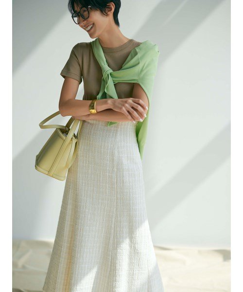 ミラオーウェン ツイード素材のおすすめコーディネート