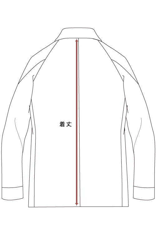 ブルゾン うしろ