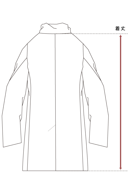コート うしろ