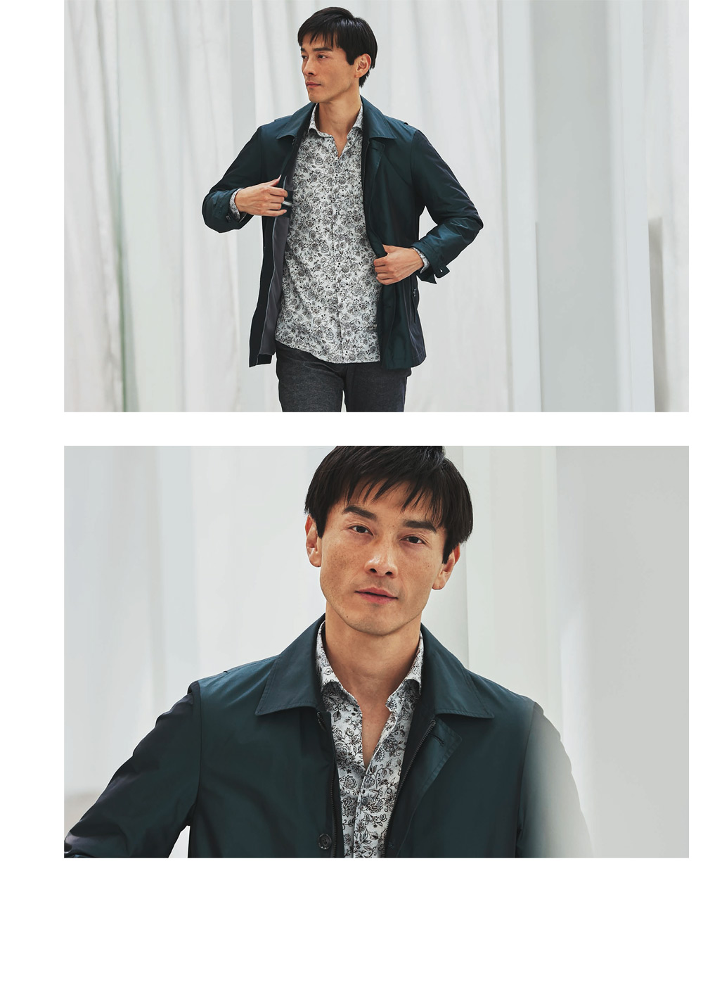 ◇◆ D`URBAN ダーバン ZEAL J∞QUALITY セットアップ シングル ストライプ スーツ ネイビー BB7 メンズ ◆◇【X-239】 ☆ D162M 新品!秋冬11万 日本製 ダーバン Lana Screen ステンカラー