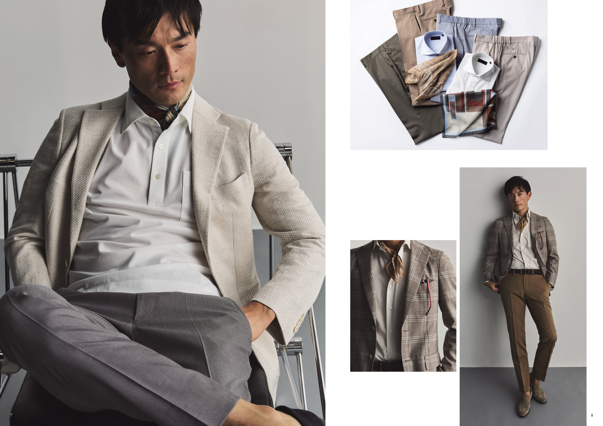 D'URBAN　サマージャケット ダーバン D'URBAN ストレッチトロピカル無地ジャケット