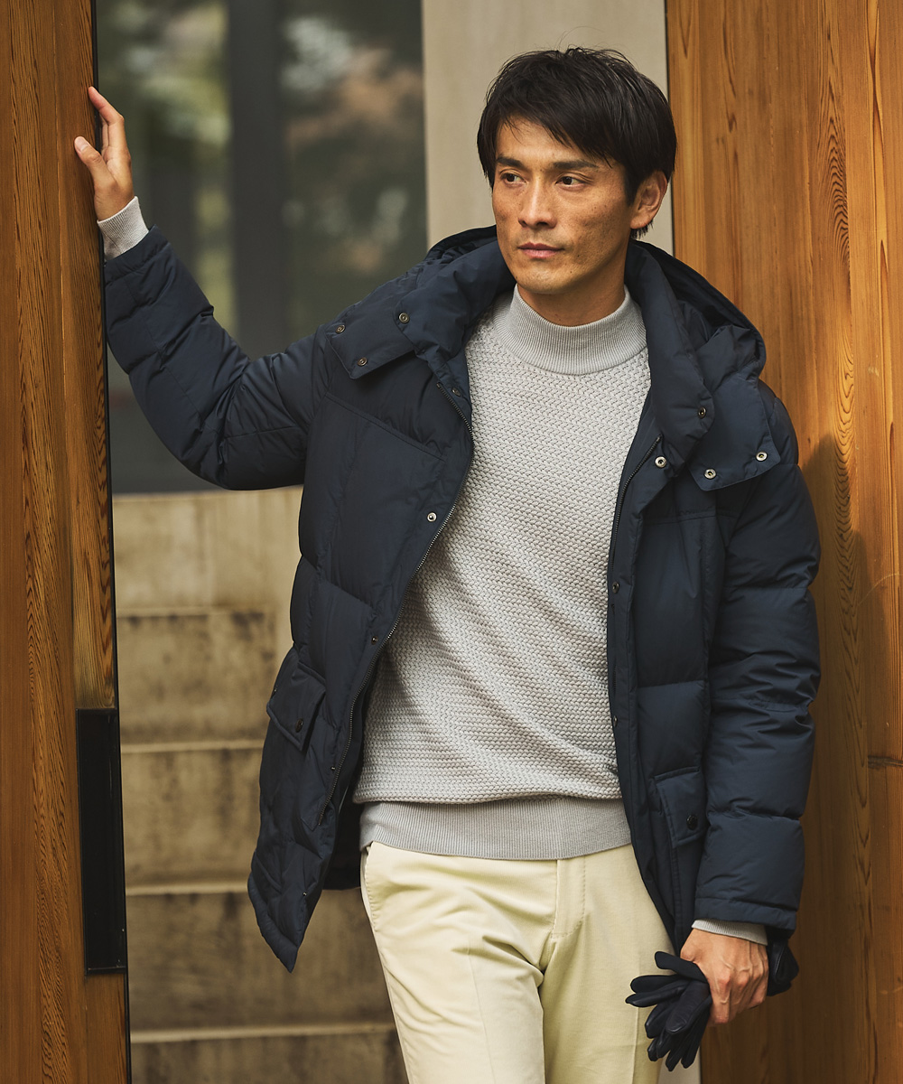 【美品】D'URBAN　ダーバン　コート　ダウンライナー付　ネイビー　秋冬 デザイン別 ダーバンの冬コート -D'URBAN | ダーバン公式