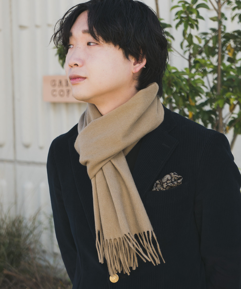 上質!! カシミヤ混◇D'URBAN ダーバン ウール ダブル チェスターコート