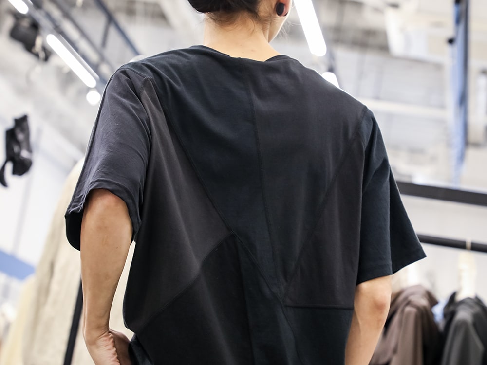 インク 2024SS - 斬新で奇抜なデザインとオリジナル要素 - ink24SS-09-B-2(ムービー クラック ショートスリーブTシャツ) - 2-005