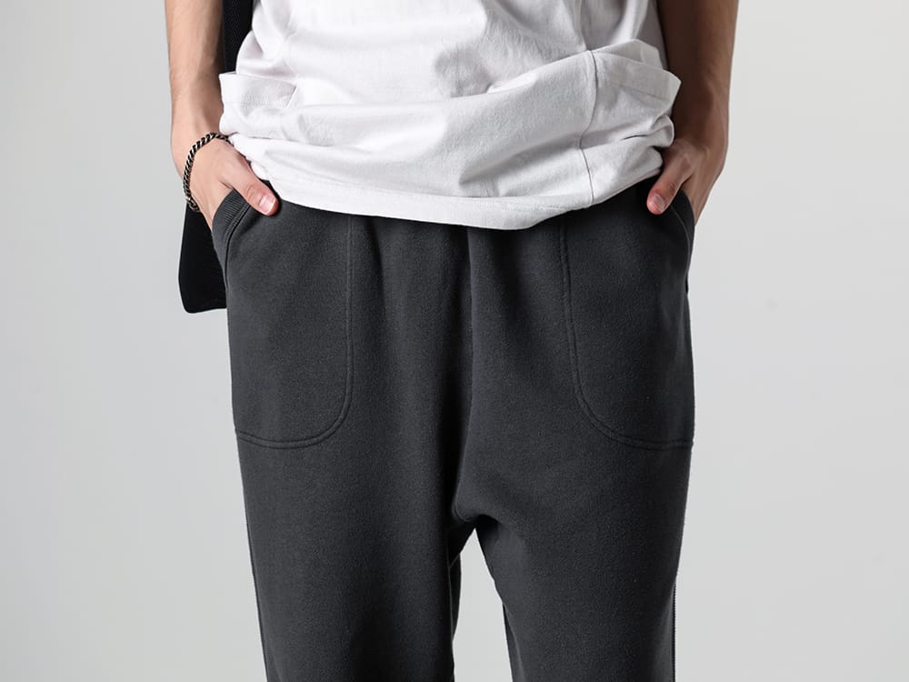 O PROJECT 24SS - Three-Dimensional Sweatpants - O17SWP1-BLACK - SWEATPANTS Loopwheel Sweat BLACK BLACK 3-003