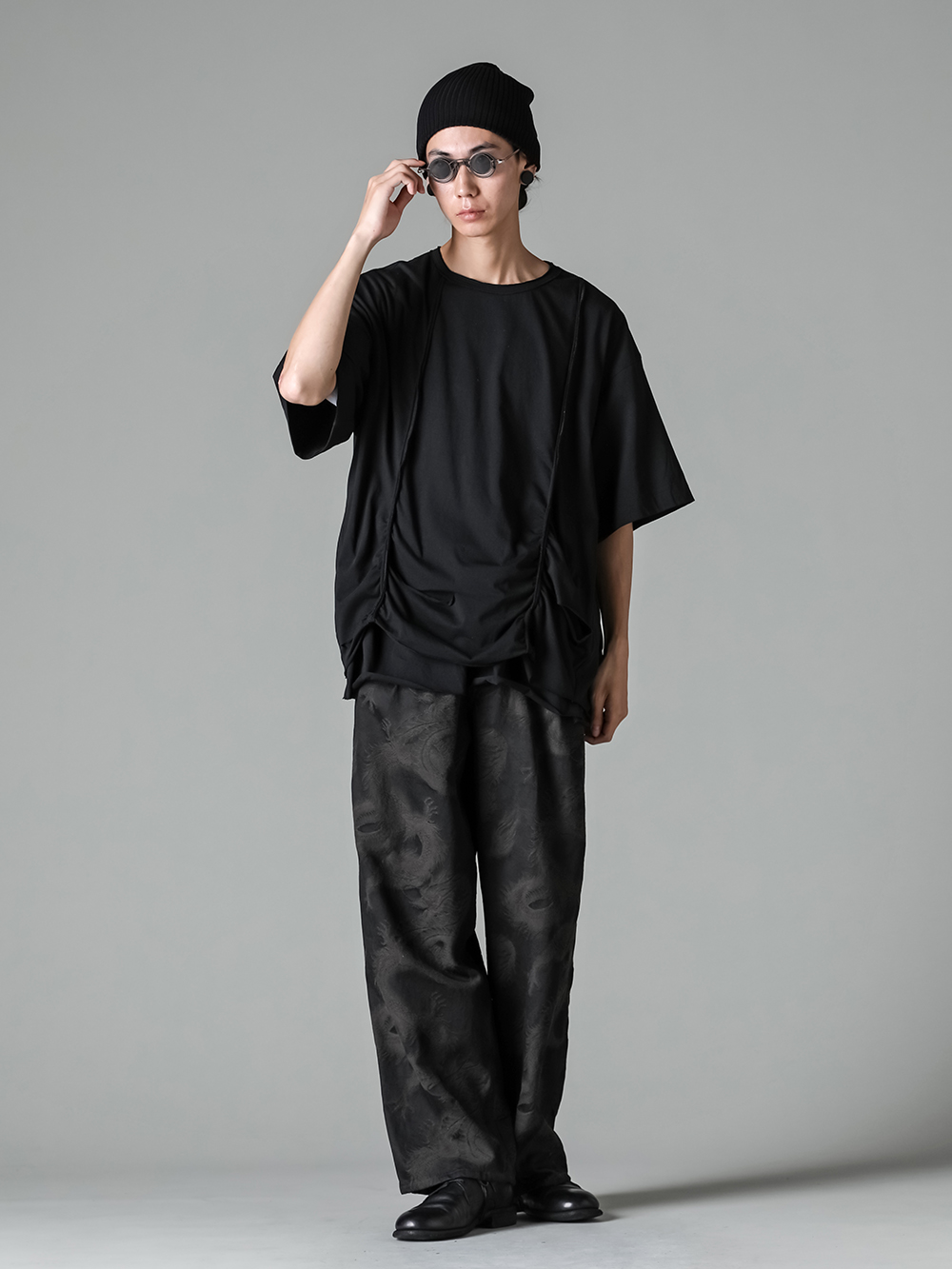 （お得な特別割引価格） 24PF -FASCINATE トラウザーズスタイル レイヤーTシャツ CHEN ZIGGY トップス