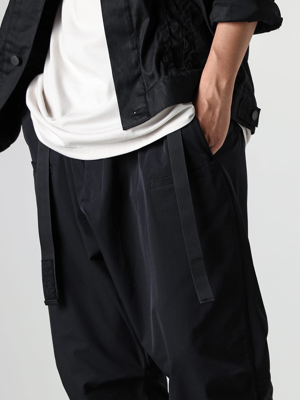 ACRONYM - アクロニウム - 24SS - ACRONYM(アクロニム)のパンツとMaison Margiela(メゾンマルジェラ)のレプリカとのコーディネート - P17-DS - Cropped Wide Pants - S37WS0566 - Replica 3-003