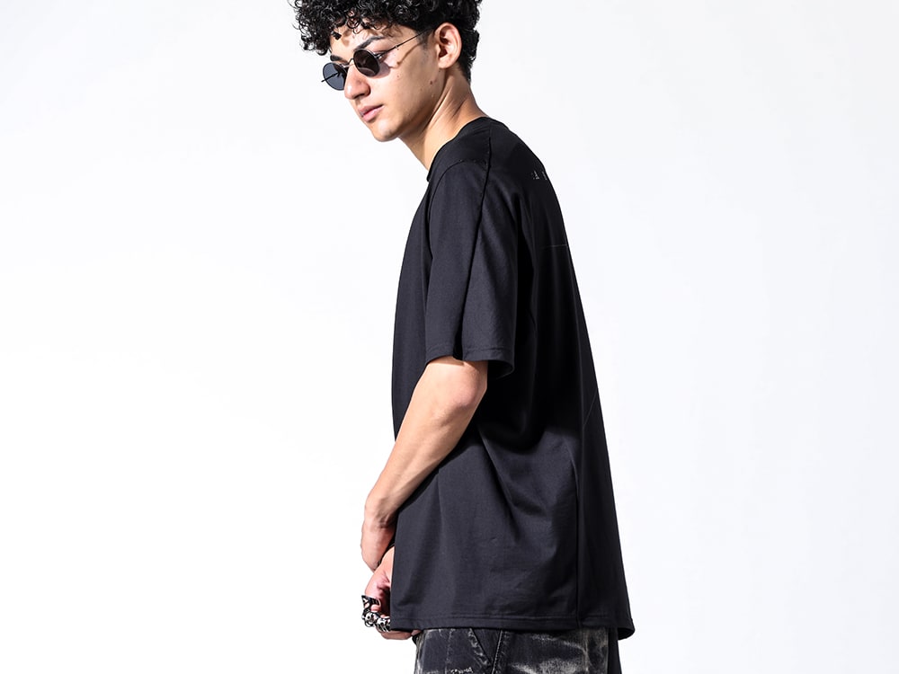 Devore / Riggers 2024-25AW - Jet black world view exuding from boldly designed bangles and rings - CSC-ASPB black(Short sleeve astronomy print B BLACK) RG00UW14 a.black × dark grey(Round Flame Sunglasses A.Black × Dark Grey) - 2-002
