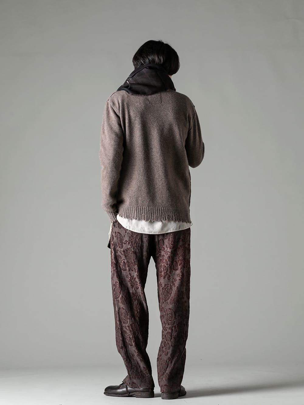 【関税込み】UMA WANG ブラック チェック フーディ 入荷情報] UMA WANG 24−25AW コレクション 新作アイテム入荷