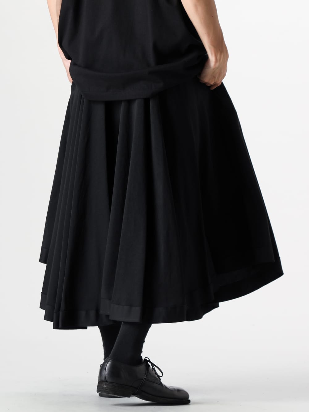 Ground Y - Ground Y - 24-25AW - Ground Y 2024-25AW Collection styling No.7 - GO-P02-500 black - Circle Pants 7-003