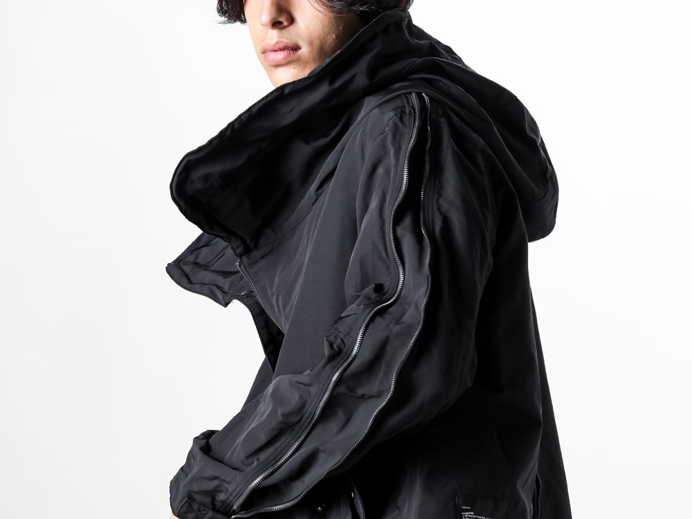 nude:masahiko maruyama 2024-25AW - Delivery from the nude:masahiko maruyama 2024-25AW collection has started! Now available both in-store and online! - NU-1769(MULTI ZIP MILITARY SHORT HOODIE COAT) - 1-014