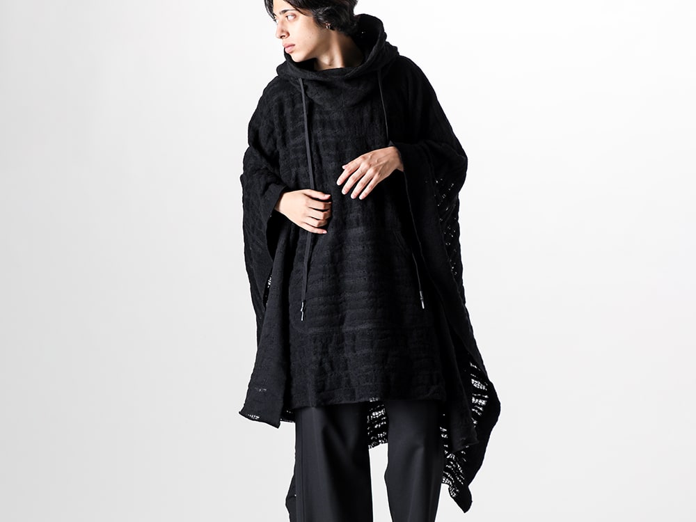 nude:masahiko maruyama 2024-25AW - Delivery from the nude:masahiko maruyama 2024-25AW collection has started! Now available both in-store and online! - NU-1786(HOODIE PONCHO) - 2-009