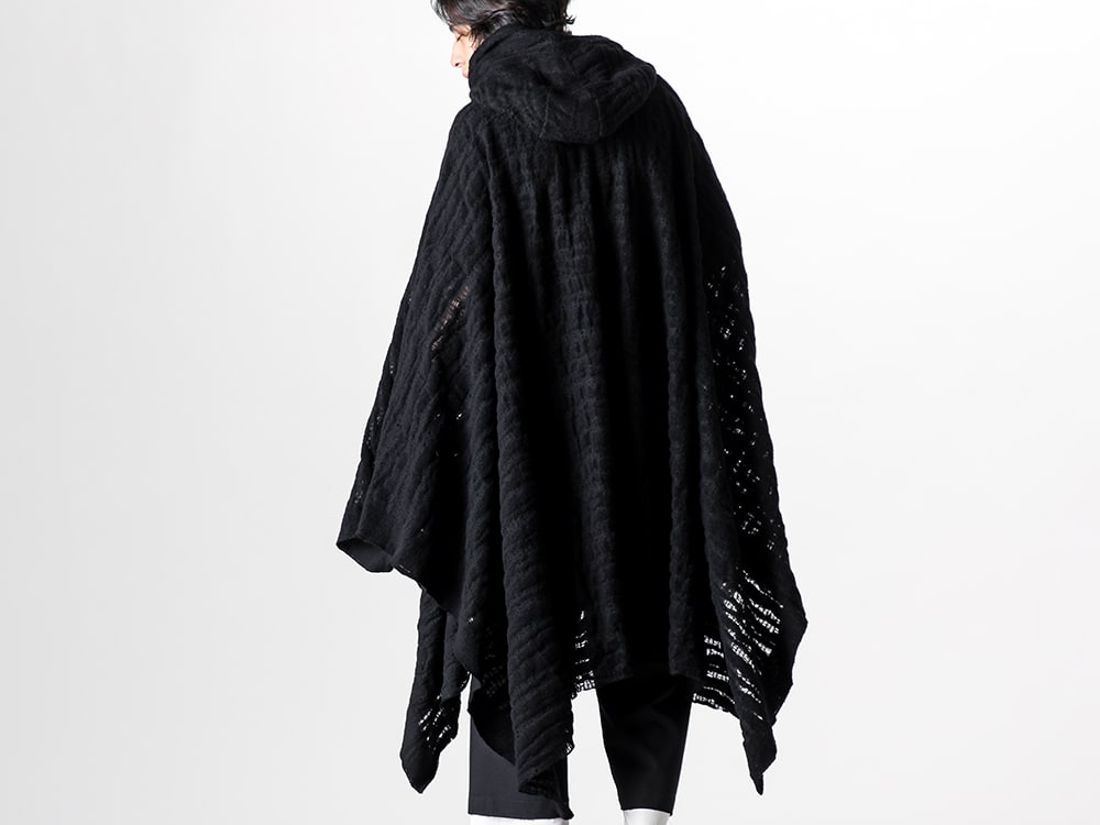 nude:masahiko maruyama 2024-25AW - Delivery from the nude:masahiko maruyama 2024-25AW collection has started! Now available both in-store and online! - NU-1786(HOODIE PONCHO) - 2-010