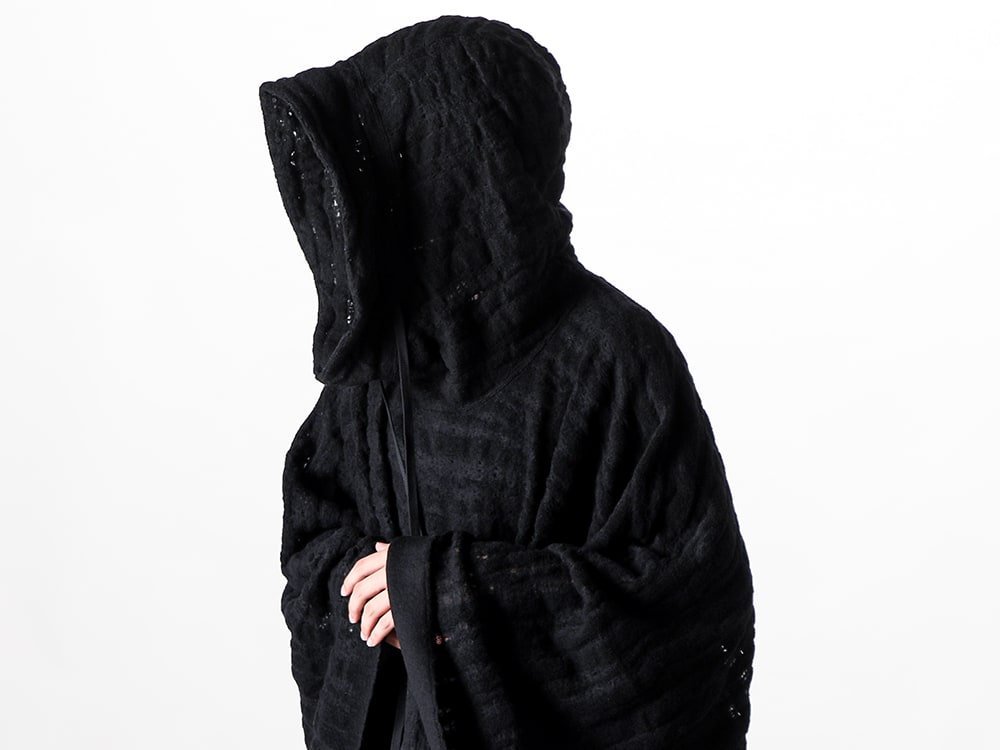 nude:masahiko maruyama 2024-25AW - Delivery from the nude:masahiko maruyama 2024-25AW collection has started! Now available both in-store and online! - NU-1786(HOODIE PONCHO) - 2-011