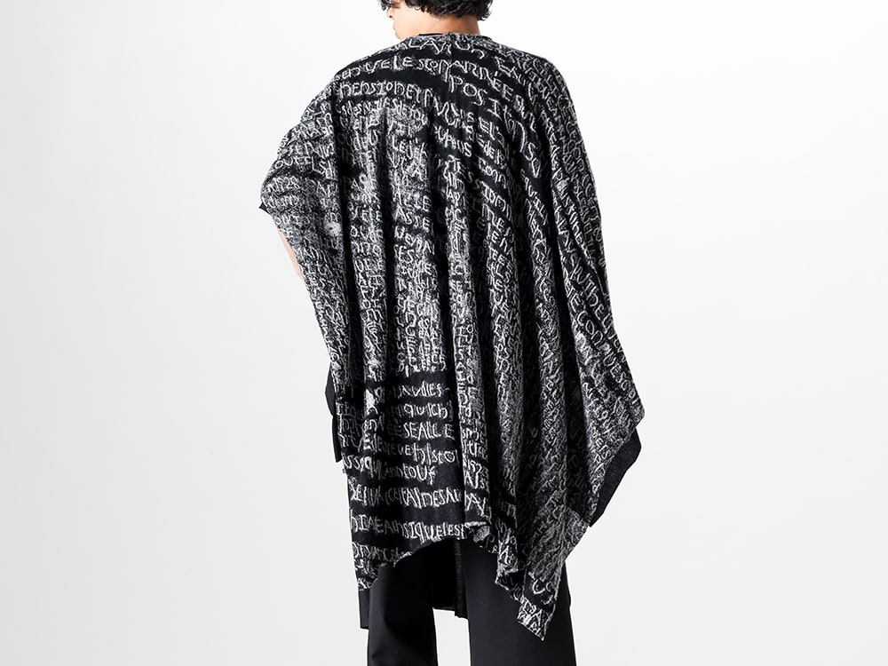 nude:masahiko maruyama 2024-25AW - Delivery from the nude:masahiko maruyama 2024-25AW collection has started! Now available both in-store and online! - DS-292(LAYERED PONCHO 2pcs SET) - 3-006