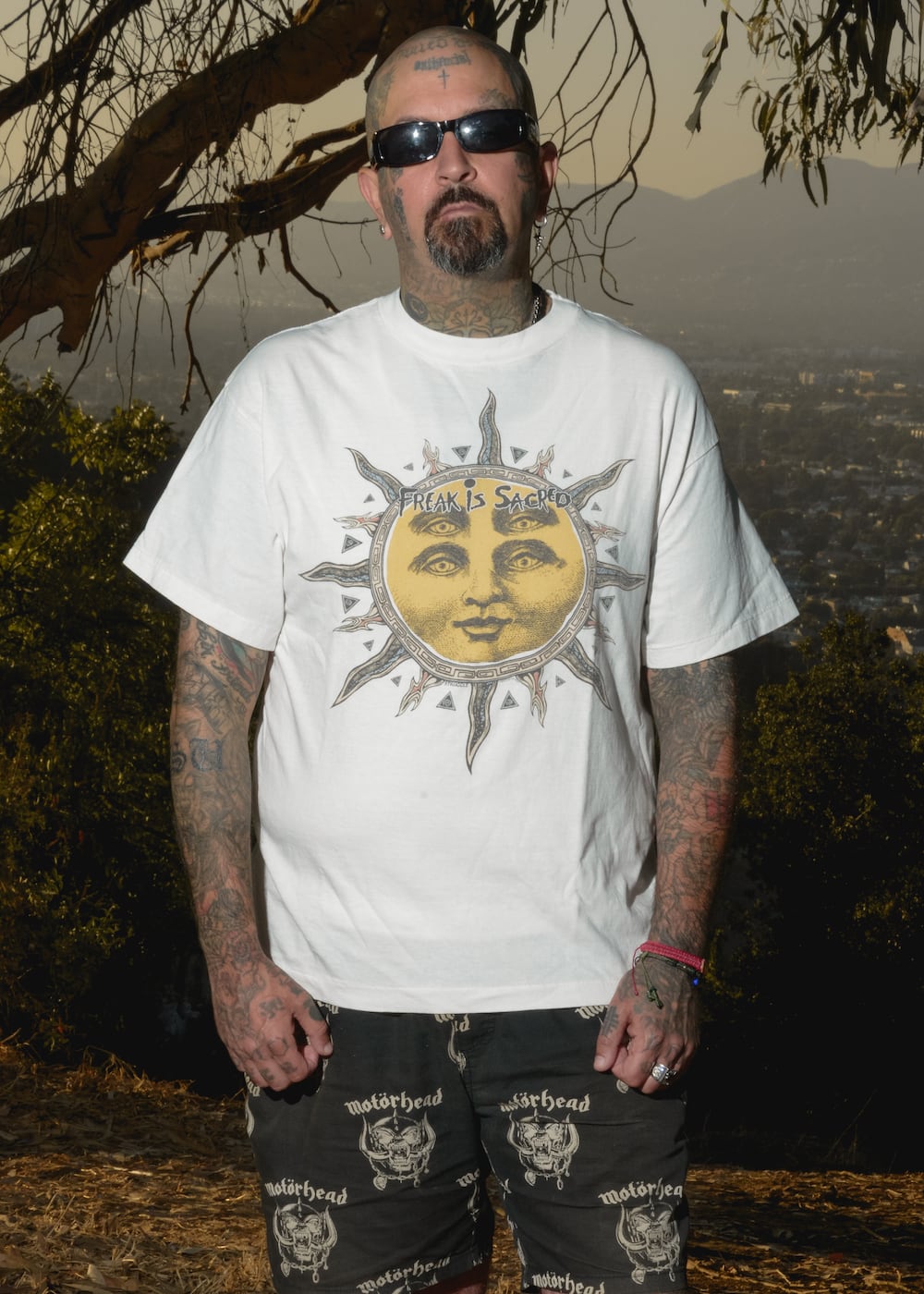 SAINT MICHAEL 2024-25AW - Collaboration item with American fashion brand Cactus Plant Flea Market - SM-YS1-0000-C02(CACTUS PLANT FLEA MARKET × SAINT Mxxxxxx SUN Short sleeve T-shirt) - 1-010