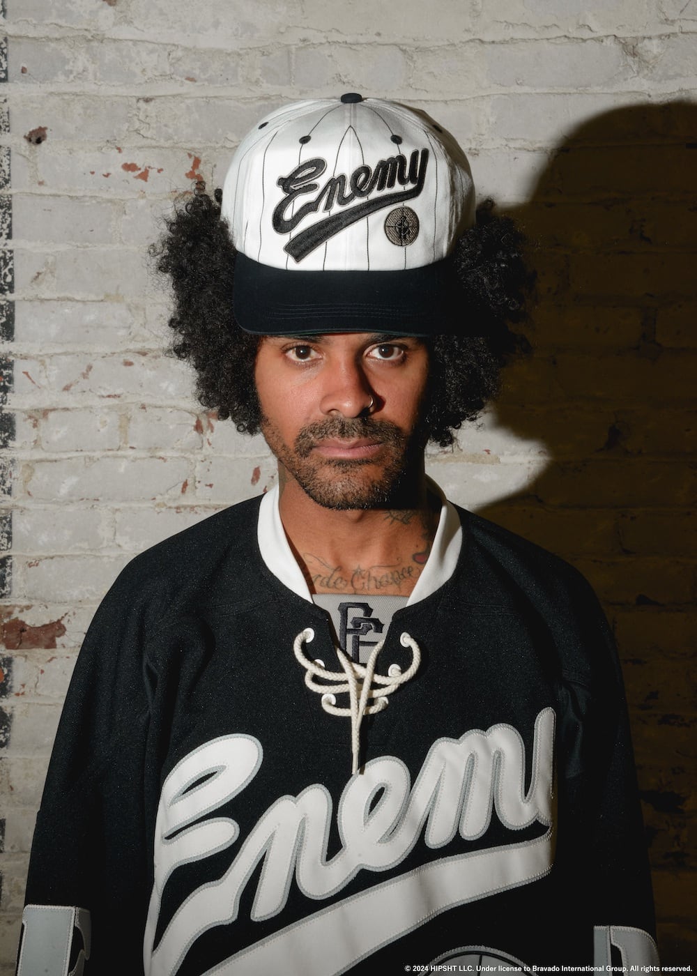 SAINT MICHAEL 2024-25AW - Collaboration item with American hip-hop group Public Enemy - SM-YS1-0000-C22(SAINT Mxxxxxx PUBLIC ENEMY × SAINT Mxxxxxx SAINT Enemy Cap) - 2-017