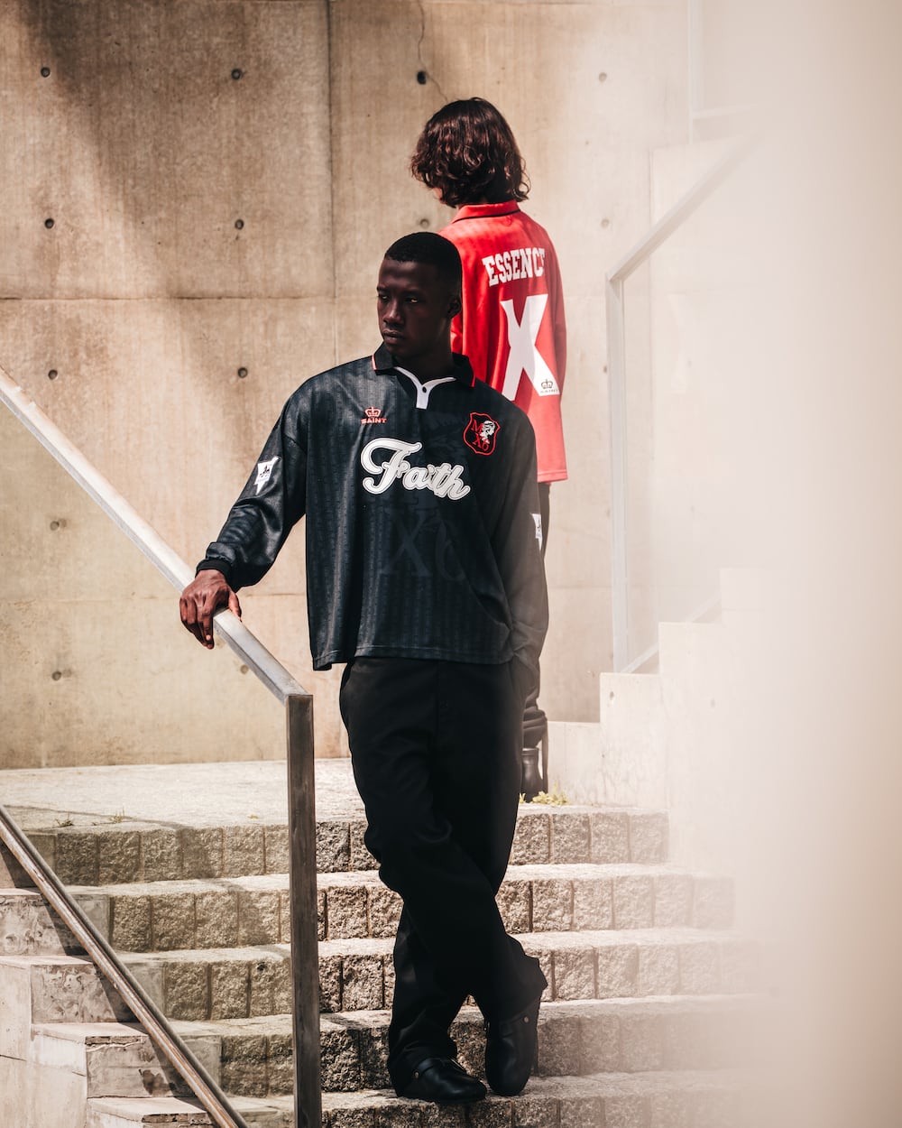 SAINT MICHAEL 2024-25AW - The 4th drop from the SAINT Mxxxxxx 2024-25 Autumn/Winter collection has been released! - SM-YS1-0000-020(FAITH Soccer Shirt) SM-YS1-0000-022(FAITH Soccer Shirt) - 3-006