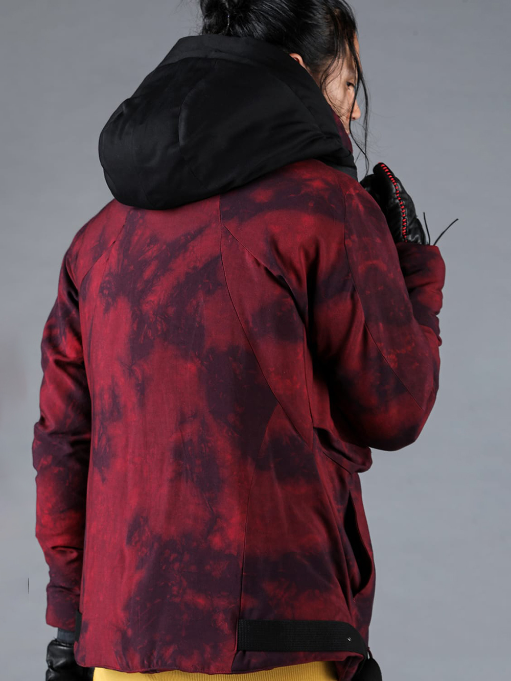 D.HYGEN - 2024-2025AW - Accessories - D04703DM00125 D.HYGEN Rayon Twill Down Hooded Scarf 4-008
