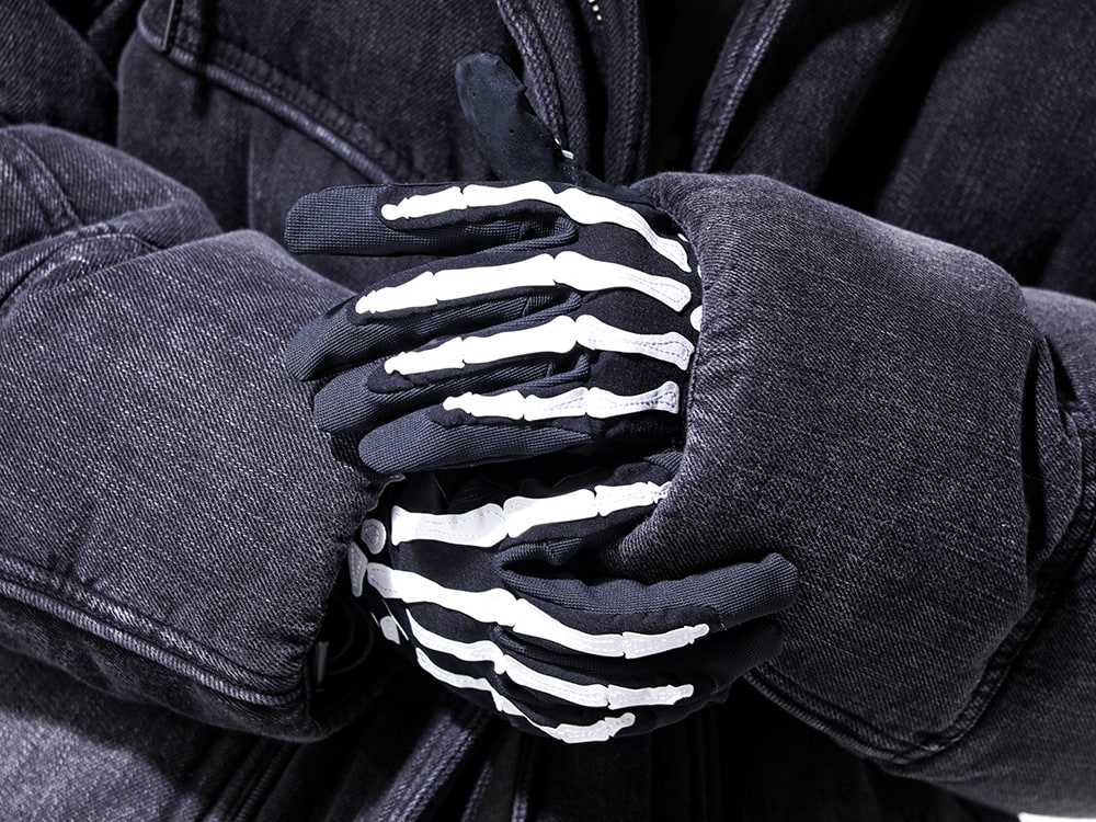 Takahiro Miyashita The Soloist 2024-25AW - Juun.J Denim Down Jacket with Varied Details - sba.0001AW24(cycling glove) - 2-013