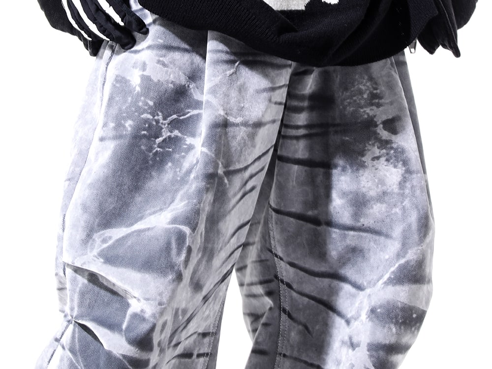 PDF 2024-25AW - Baggy Pants with Flock Processing on Tie-Dye Fabric - DFM03002TF114W0015(Fat Angelo) - 3-005