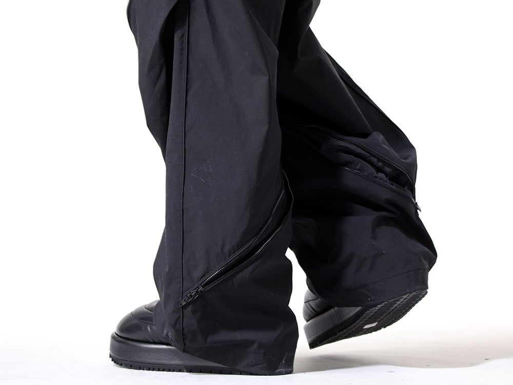 PDF 2024-25AW - Wide Silhouette Zipper Track Pants with Elegant Drape - DFM45006S0003PX(Boots Embroidery - Neve Lunar Leather) - 3-006