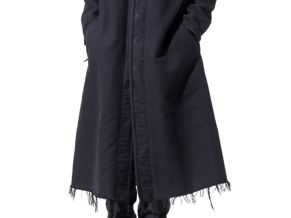 ヌード マサヒコマルヤマ 2024-25AW - ガーメントダイを施した生地の表情が特徴のスタンドカラーコート - NU-1796(GARMENT DYED LONG COAT) - 2-007