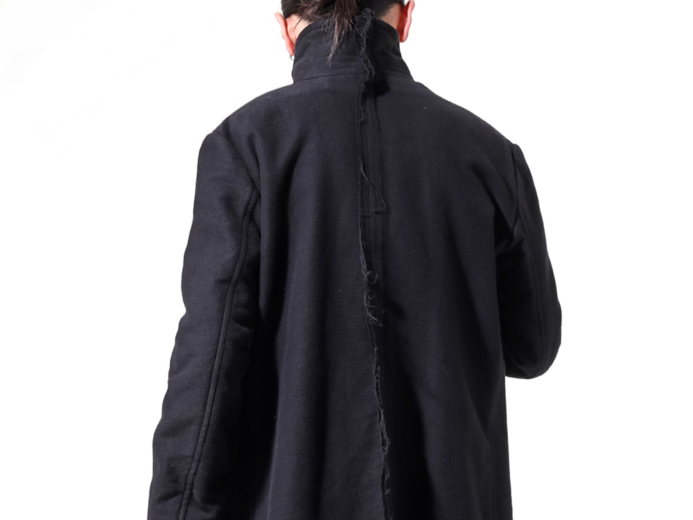 ヌード マサヒコマルヤマ 2024-25AW - ガーメントダイを施した生地の表情が特徴のスタンドカラーコート - NU-1796(GARMENT DYED LONG COAT) - 2-008