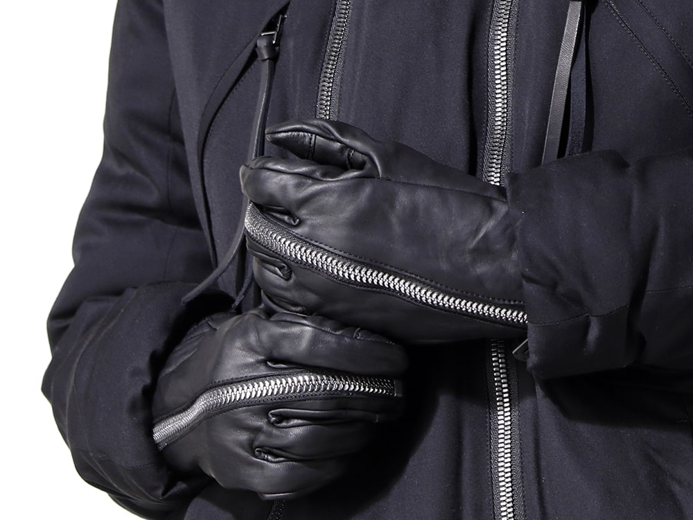 ディーハイゲン 2024-25AW - ホワイトグースダウンを使用した、保温力の高いダウンジャケット - ST108-0124A(Horse Leather Zip Gloves - 2-010