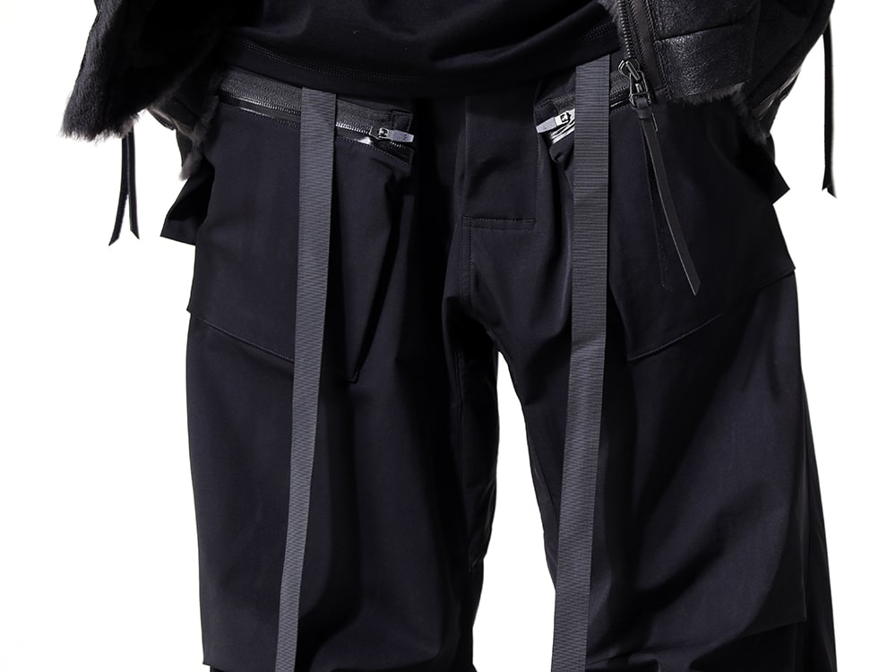 アクロニウム 2024-25AW - 洗練されたパターンメイクによるワイドパンツの完成系 - P46A-DS(Schoeller Dryskin Ultrawide Trouser) - 3-005