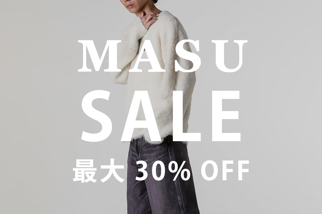 新春SALE】MASU スウェット ダメージ加工