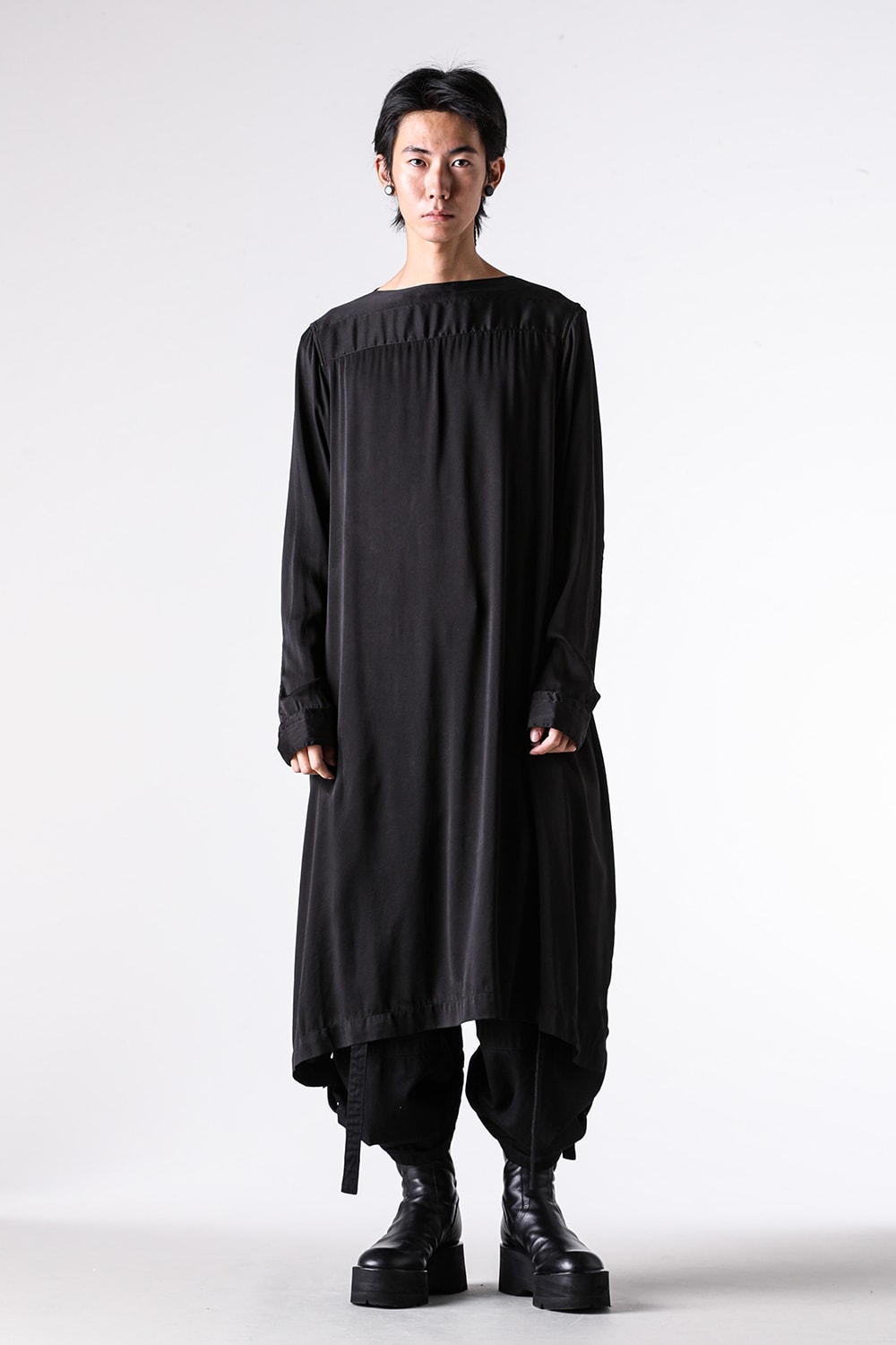 ユリウス 2026SS スタイリング - 12ozデニムワイドガスマスク - 937PAM1(12oz Denim Wide Gasmask Black) - 21-004