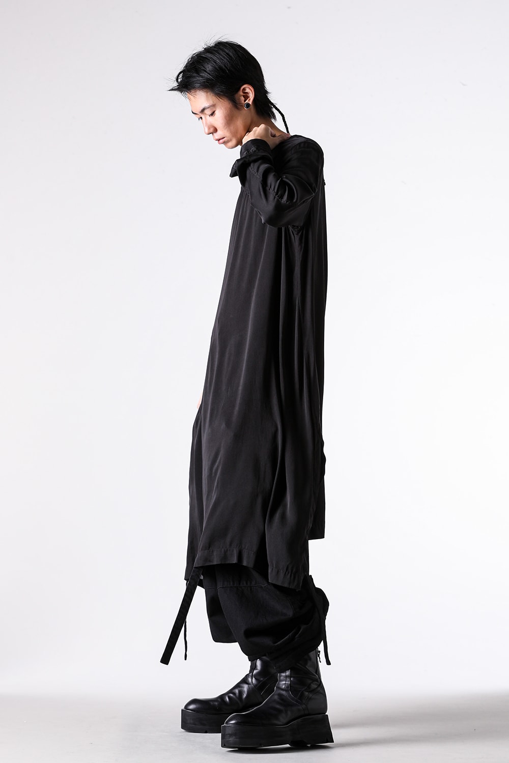 ユリウス 2026SS スタイリング - 12ozデニムワイドガスマスク - 937PAM1(12oz Denim Wide Gasmask Black) - 21-005