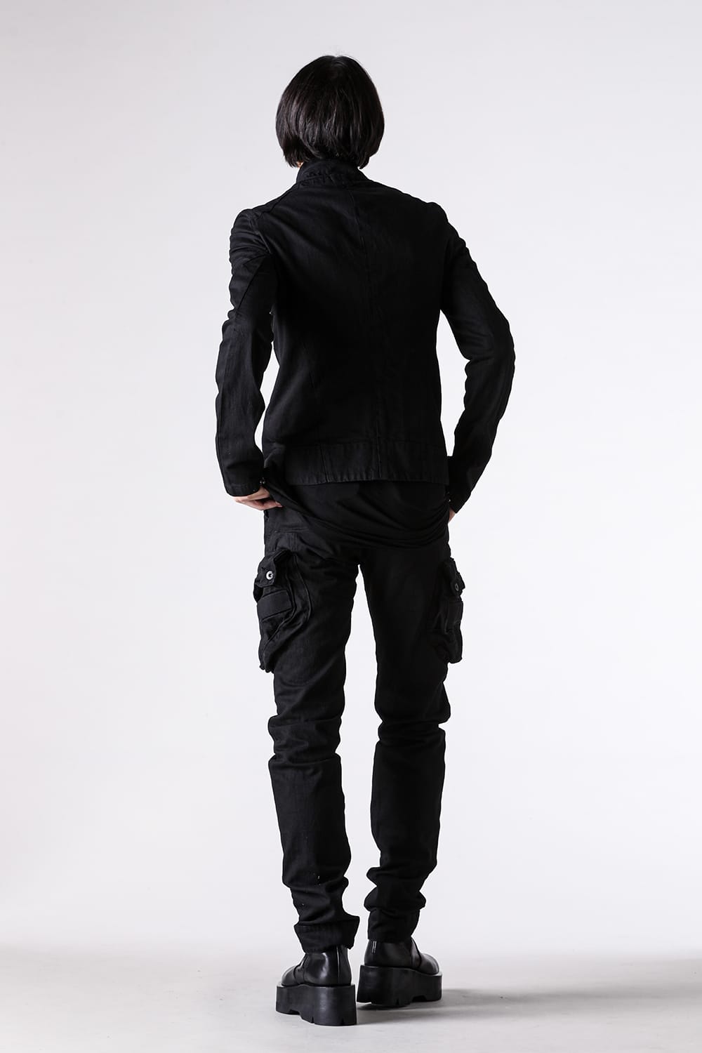 ユリウス 2026PS スタイリング - タイトフィットで再構築されたガスマスクパンツ - 927PAM7(10oz Denim Pants Black) - 22-003